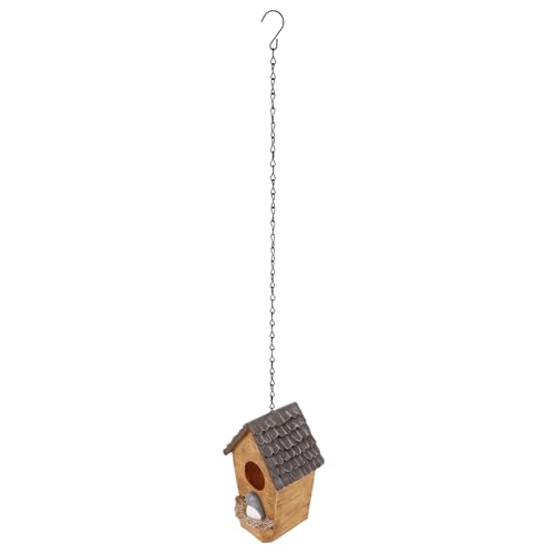 FIXOSHEE Vogelhaus aus Kunstharz Wetterfestes Dekoratives Vogelhaus für Garten mit Rustikalem Charme für Kleinvögel Aufhängung an Ästen oder Veranda Lebendige FIXOSHEE Vogelhaus aus Kunstharz Wetterfestes Dekoratives Vogelhaus für Garten mit Rustikalem Charme für Kleinvögel Aufhängung an Ästen oder Veranda Lebendige von FIXOSHEE