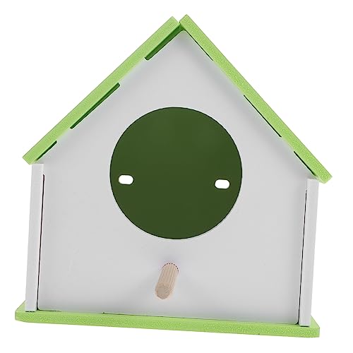 FIXOSHEE Vogelhaus für Papageien und Sittiche Dekoratives Nistkasten Design für Außenbereiche und Langlebiges Material für Vogelernährung und Gartenverschönerung FIXOSHEE Vogelhaus für Papageien und Sittiche Dekoratives Nistkasten Design für Außenbereiche und Langlebiges Material für Vogelernährung und Gartenverschönerung von FIXOSHEE