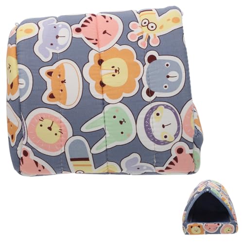 FIXOSHEE Warmer Weicher Hamster Nest aus Atmungsaktivem Material Gemütliches Kleintierversteck für Hamster Meerschweinchen Ratten Langlebiges Geruchloses Winterbett für Kleine Haustiere FIXOSHEE Warmer Weicher Hamster Nest aus Atmungsaktivem Material Gemütliches Kleintierversteck für Hamster Meerschweinchen Ratten Langlebiges Geruchloses Winterbett für Kleine Haustiere von FIXOSHEE