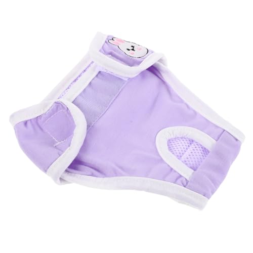 FIXOSHEE Waschbare Windeln für weibliche Hunde Atmungsaktive Wiederverwendbare Hygienehose für Kleine Rassen Saugfähige Weiche Periodenunterwäsche in Violett Sicherer Schutz bei Läufigkeit FIXOSHEE Waschbare Windeln für weibliche Hunde Atmungsaktive Wiederverwendbare Hygienehose für Kleine Rassen Saugfähige Weiche Periodenunterwäsche in Violett Sicherer Schutz bei Läufigkeit von FIXOSHEE