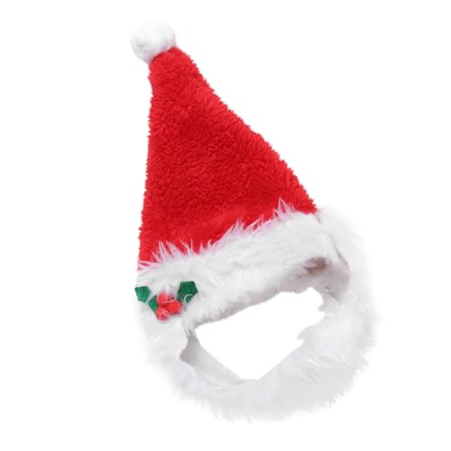 FIXOSHEE Weihnachtliches Haustier Halsband Verstellbar für Kleine Hunde und Festliches Kostüm mit Schleifenband Weiche Bequemlichkeit für Party und Winterfeiern von FIXOSHEE