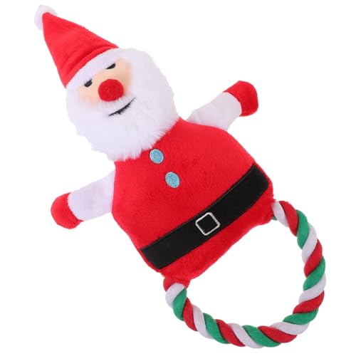 FIXOSHEE Weihnachtsmann Quietschendes Kauspielzeug für Lustiges Trainingsspielzeug für Welpen Strapazierfähiges Plüschspielzeug für Interaktives und Zahnpflege für Kleine und Mittelgroße FIXOSHEE Weihnachtsmann Quietschendes Kauspielzeug für Lustiges Trainingsspielzeug für Welpen Strapazierfähiges Plüschspielzeug für Interaktives und Zahnpflege für Kleine und Mittelgroße von FIXOSHEE