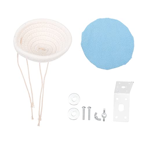 FIXOSHEE Woven Bird Nest aus Atmungsaktivem Material Praktische Brutstätte für Vögel für und Außengehege Langlebig und Schadstofffrei für Kanarienvögel und Andere Haustiere von FIXOSHEE