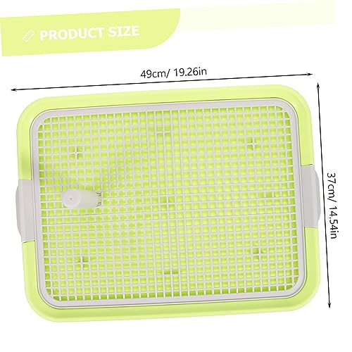 FIXOSHEE rutschfeste Welpen Hundetoilette aus Leichtem Kunststoff mit Abnehmbarem Ergonomisches Design Einfach zu Reinigen für Kleine und Mittelgroße Hunde Drinnen Geeignet von FIXOSHEE