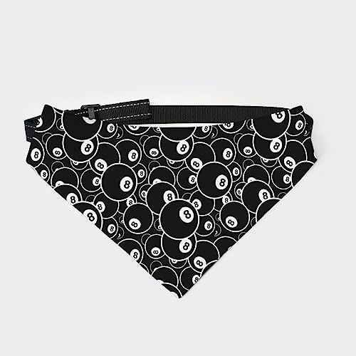 Billard Pool Snooker 8 Ball Hundehalstuch Halsband Haustier Dreieckstuch Katzenhalstuch mit Verstellbarer Schnalle Billard Pool Snooker 8 Ball Hundehalstuch Halsband Haustier Dreieckstuch Katzenhalstuch mit Verstellbarer Schnalle von FJQWKLF