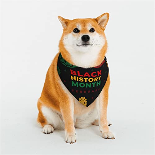 Black History Month 2023, verstellbare Hundekostüme, Bandana-Passform, dreieckig, wendbar, Doppel-Design, Haustier-Schal, Größe S Black History Month 2023, verstellbare Hundekostüme, Bandana-Passform, dreieckig, wendbar, Doppel-Design, Haustier-Schal, Größe S von FJQWKLF