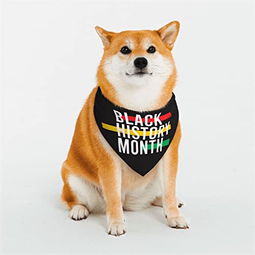 Black History Month 2023, verstellbare Hundekostüme, Bandana-Passform, dreieckig, wendbar, Doppel-Design, Haustier-Schal, Größe S Black History Month 2023, verstellbare Hundekostüme, Bandana-Passform, dreieckig, wendbar, Doppel-Design, Haustier-Schal, Größe S von FJQWKLF