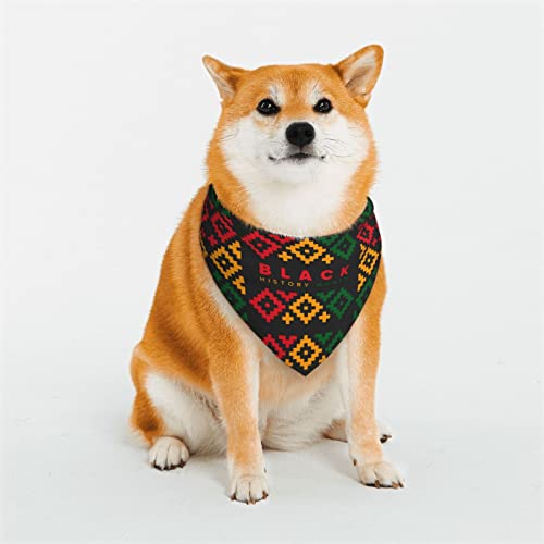 Black History Month Verstellbare Hundekostüme, Bandana-Passform, dreieckig, wendbar, Doppel-Design, Haustier-Schal, Größe M Black History Month Verstellbare Hundekostüme, Bandana-Passform, dreieckig, wendbar, Doppel-Design, Haustier-Schal, Größe M von FJQWKLF