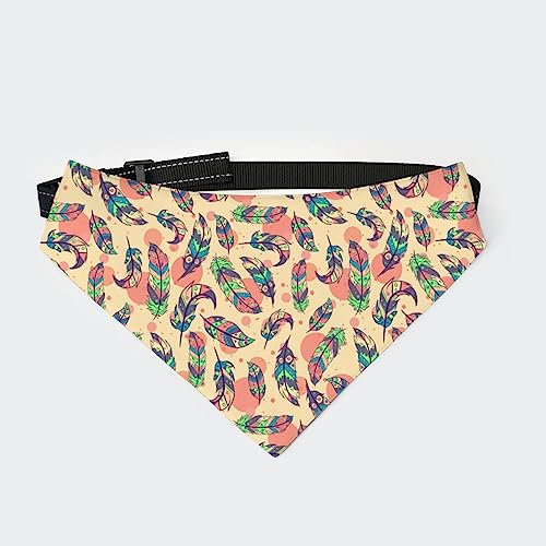 Bohemian Boho Elements Hunde-Bandana-Halsband, Haustier-Dreieckstuch, Katzen-Halstuch mit Verstellbarer Schnalle Bohemian Boho Elements Hunde-Bandana-Halsband, Haustier-Dreieckstuch, Katzen-Halstuch mit Verstellbarer Schnalle von FJQWKLF