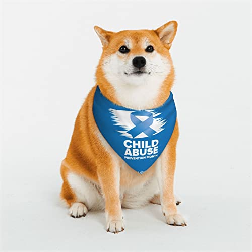 Child AbuseAwareness Month Verstellbare Hundekostüme, Bandana-Passform, dreieckig, wendbar, doppeltes Design, Haustierschal, Größe L Child AbuseAwareness Month Verstellbare Hundekostüme, Bandana-Passform, dreieckig, wendbar, doppeltes Design, Haustierschal, Größe L von FJQWKLF