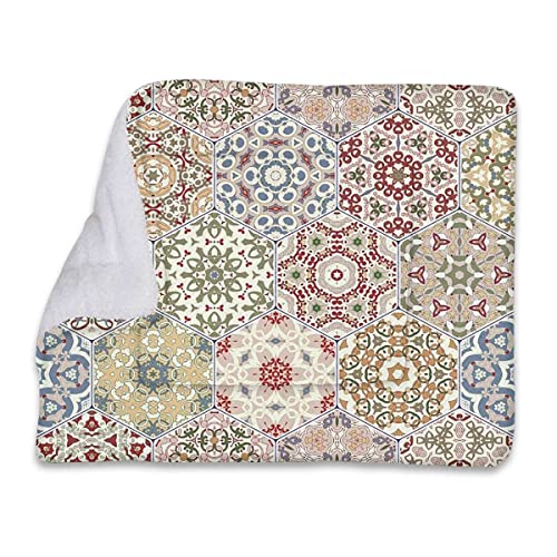 FJQWKLF Braun-rote Haustier-Fleecedecke, Decke für Hunde und Katzen, Überwurf, Ringformen, Pinselstriche, Vintage-Formen, Matte, doppellagig, waschbar, für Hundebett, Couch, Sofa, Auto, Batik FJQWKLF Braun-rote Haustier-Fleecedecke, Decke für Hunde und Katzen, Überwurf, Ringformen, Pinselstriche, Vintage-Formen, Matte, doppellagig, waschbar, für Hundebett, Couch, Sofa, Auto, Batik von FJQWKLF