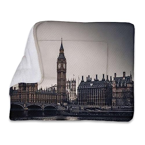 FJQWKLF Sepiaweiße Schlafdecke für Haustiere, London, Westminster, Big Ben, waschbare Zwingermatte für große, mittelgroße und kleine Hunde und Katzen, Stadtdekoration FJQWKLF Sepiaweiße Schlafdecke für Haustiere, London, Westminster, Big Ben, waschbare Zwingermatte für große, mittelgroße und kleine Hunde und Katzen, Stadtdekoration von FJQWKLF