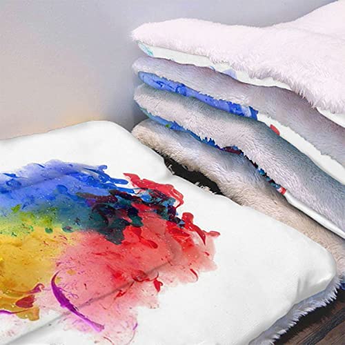 Gelb-blaues, selbstwärmendes, umwandelbares Kuschelbett für Haustiere, lebendiges Design in Regenbogenfarben, Flecken, weicher, warmer Welpendeckenbezug, Hundekatzenfelldecke, zum Schlafen, abstrakt Gelb-blaues, selbstwärmendes, umwandelbares Kuschelbett für Haustiere, lebendiges Design in Regenbogenfarben, Flecken, weicher, warmer Welpendeckenbezug, Hundekatzenfelldecke, zum Schlafen, abstrakt von FJQWKLF