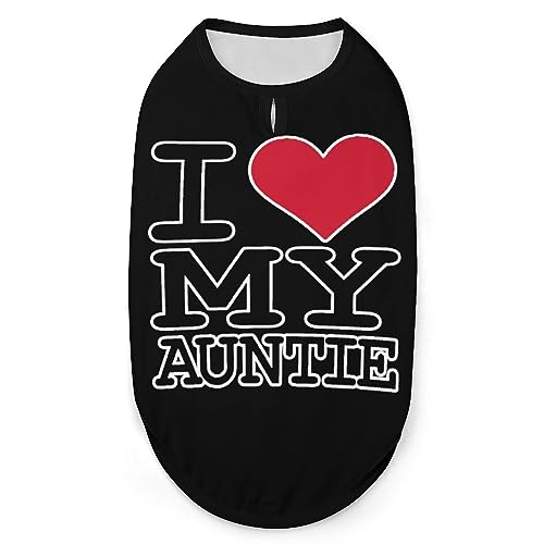 Iovey Auntie Hundehemd, Sommer-T-Shirt für Haustiere, weiches, ärmelloses Tanktop, Haustierkleidung, formelle Kleidung für alle Welpen und Katzen, Größe S Iovey Auntie Hundehemd, Sommer-T-Shirt für Haustiere, weiches, ärmelloses Tanktop, Haustierkleidung, formelle Kleidung für alle Welpen und Katzen, Größe S von FJQWKLF
