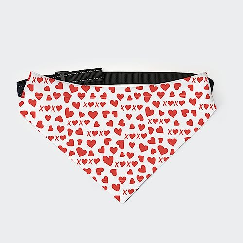 Liebesherzen mit süßem Zwerg, Hundehalstuch, Halsband, Dreieckstuch, Katzenhalstuch mit Verstellbarer Schnalle Liebesherzen mit süßem Zwerg, Hundehalstuch, Halsband, Dreieckstuch, Katzenhalstuch mit Verstellbarer Schnalle von FJQWKLF