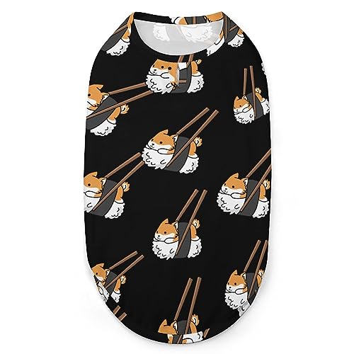 Lustiges Sommer-T-Shirt für Hunde, Ushihiba Inu, weiches, ärmelloses Tanktop, Haustierkleidung, formelle Kleidung für alle Welpen und Katzen, Größe XX-Large Lustiges Sommer-T-Shirt für Hunde, Ushihiba Inu, weiches, ärmelloses Tanktop, Haustierkleidung, formelle Kleidung für alle Welpen und Katzen, Größe XX-Large von FJQWKLF