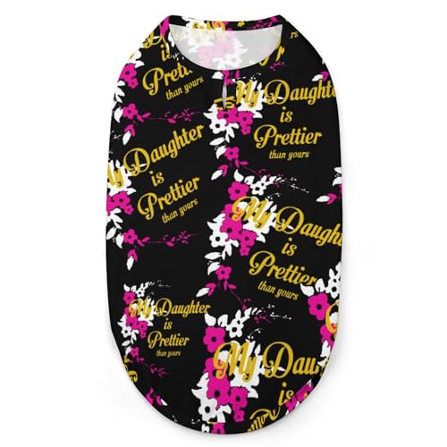 Myom is Pretty 3D-Bedruckte Hundekleidung, stylische, ärmellose Hundehemden, Weste, atmungsaktives Haustier-Tanktop, T-Shirt, Sweatshirt, Größe L Myom is Pretty 3D-Bedruckte Hundekleidung, stylische, ärmellose Hundehemden, Weste, atmungsaktives Haustier-Tanktop, T-Shirt, Sweatshirt, Größe L von FJQWKLF