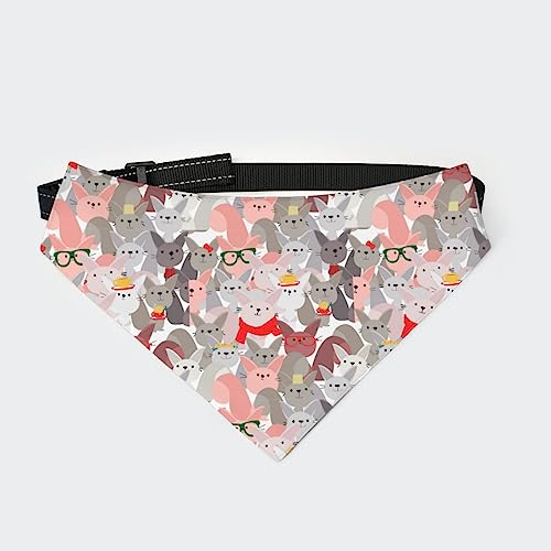 Niedliches, lustiges, gefeiertes Eichhörnchen-Hundehalstuch, Halsband, Dreieckstuch, Katzenhalstuch mit Verstellbarer Schnalle Niedliches, lustiges, gefeiertes Eichhörnchen-Hundehalstuch, Halsband, Dreieckstuch, Katzenhalstuch mit Verstellbarer Schnalle von FJQWKLF