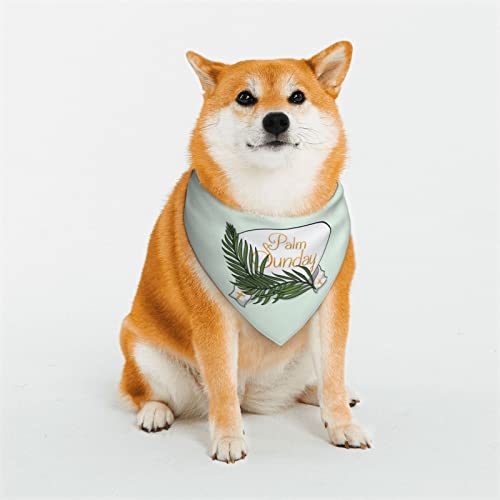 Palmsonntag 2023, verstellbare Hundekostüme, Bandana-Passform, dreieckig, wendbar, Doppel-Design, Haustier-Schal, mittelgroß Palmsonntag 2023, verstellbare Hundekostüme, Bandana-Passform, dreieckig, wendbar, Doppel-Design, Haustier-Schal, mittelgroß von FJQWKLF