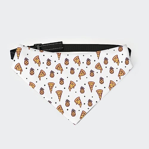 Pine Pizza Hundehalstuch, Halsband, Dreieckstuch, Katzenhalstuch mit Verstellbarer Schnalle Pine Pizza Hundehalstuch, Halsband, Dreieckstuch, Katzenhalstuch mit Verstellbarer Schnalle von FJQWKLF