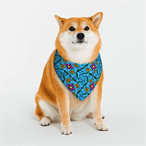 Verstellbare Hundekostüme mit Sonnenblumen-Muster, Bandana-Passform, dreieckig, wendbar, doppeltes Design, Haustier-Schal, groß Verstellbare Hundekostüme mit Sonnenblumen-Muster, Bandana-Passform, dreieckig, wendbar, doppeltes Design, Haustier-Schal, groß von FJQWKLF