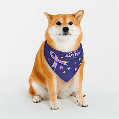 Welt-Autismus-Bewusstseinstag 2023, verstellbare Hundekostüme, Bandana-Passform, dreieckig, wendbar, Doppel-Design, Haustier-Schal, groß Welt-Autismus-Bewusstseinstag 2023, verstellbare Hundekostüme, Bandana-Passform, dreieckig, wendbar, Doppel-Design, Haustier-Schal, groß von FJQWKLF