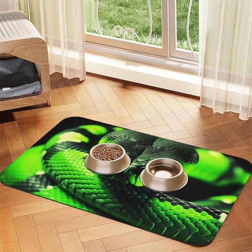 3D-Futtermatte für Haustiere, saugfähig, PU-Leder, für Hunde und Katzen, schützt den Boden, rutschfeste Gummi-Unterseite, leicht zu reinigen, 40 x 60 cm 3D-Futtermatte für Haustiere, saugfähig, PU-Leder, für Hunde und Katzen, schützt den Boden, rutschfeste Gummi-Unterseite, leicht zu reinigen, 40 x 60 cm von FJWSLCH