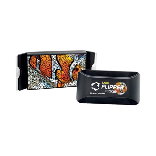 FL!PPER Flipper Edge Max Clownfish Limited Edition Schwimmender magnetischer Aquarium-Reiniger, 2-in-1 Doppelklingen-Schrubber & Schaber, Aquarium-Reinigungswerkzeuge für effiziente Reinigung und FL!PPER Flipper Edge Max Clownfish Limited Edition Schwimmender magnetischer Aquarium-Reiniger, 2-in-1 Doppelklingen-Schrubber & Schaber, Aquarium-Reinigungswerkzeuge für effiziente Reinigung und von FL!PPER