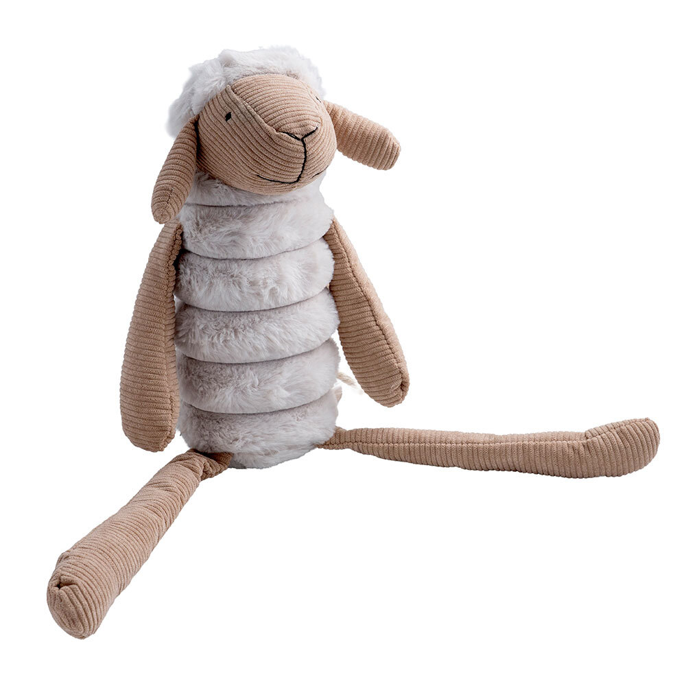 FLAMINGO™ Hunde-Plüschspielzeug Schaf Knut beige, Gr. L, Maße: ca. 25 x 20,5 x 65 cm von FLAMINGO