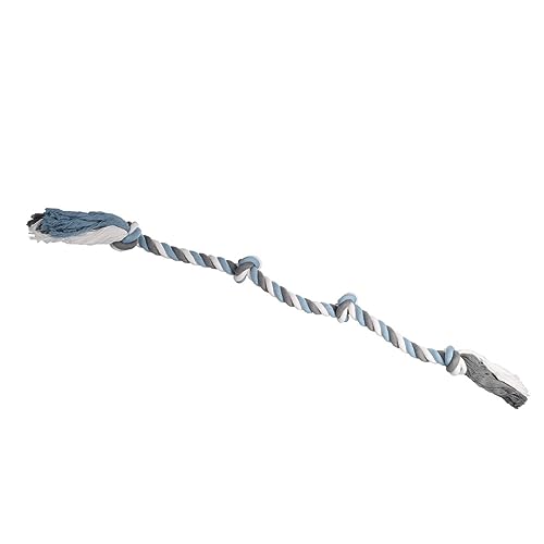 Flamingo HS Baumwolle Jim KNOTENKNOCHEN 4 Knoten BLAU/Weiss/GRAU 150CM Flamingo HS Baumwolle Jim KNOTENKNOCHEN 4 Knoten BLAU/Weiss/GRAU 150CM von Flamingo