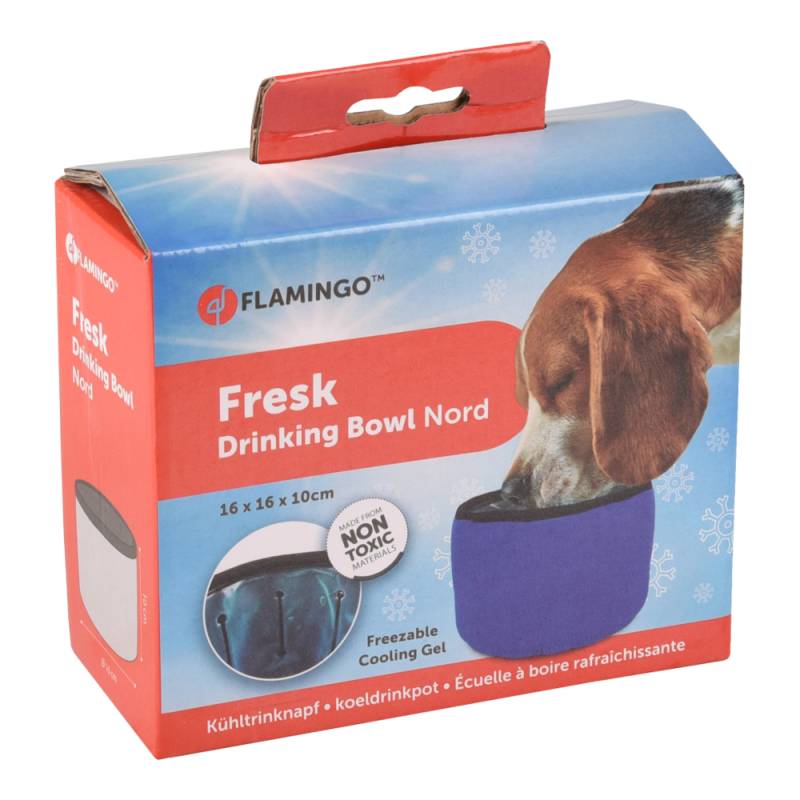 Flamingo Fresk Kühltrinknapf, blau - Ø 16 x H 10 cm von FLAMINGO