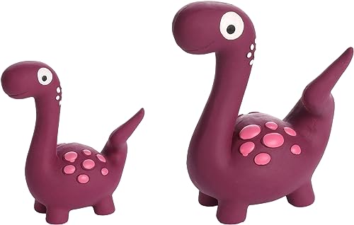 Flamingo HS PUGA Latex Dino VIOLETT L 6,5x12,5x15CM von Flamingo