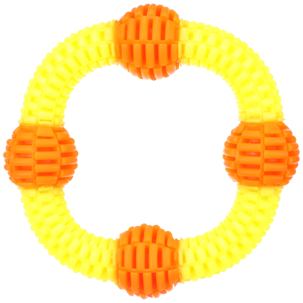 Flamingo Hundespielzeug Lipa Ring mit Bällen - Ø 19 x H 4,9 cm Flamingo Hundespielzeug Lipa Ring mit Bällen - Ø 19 x H 4,9 cm von FLAMINGO