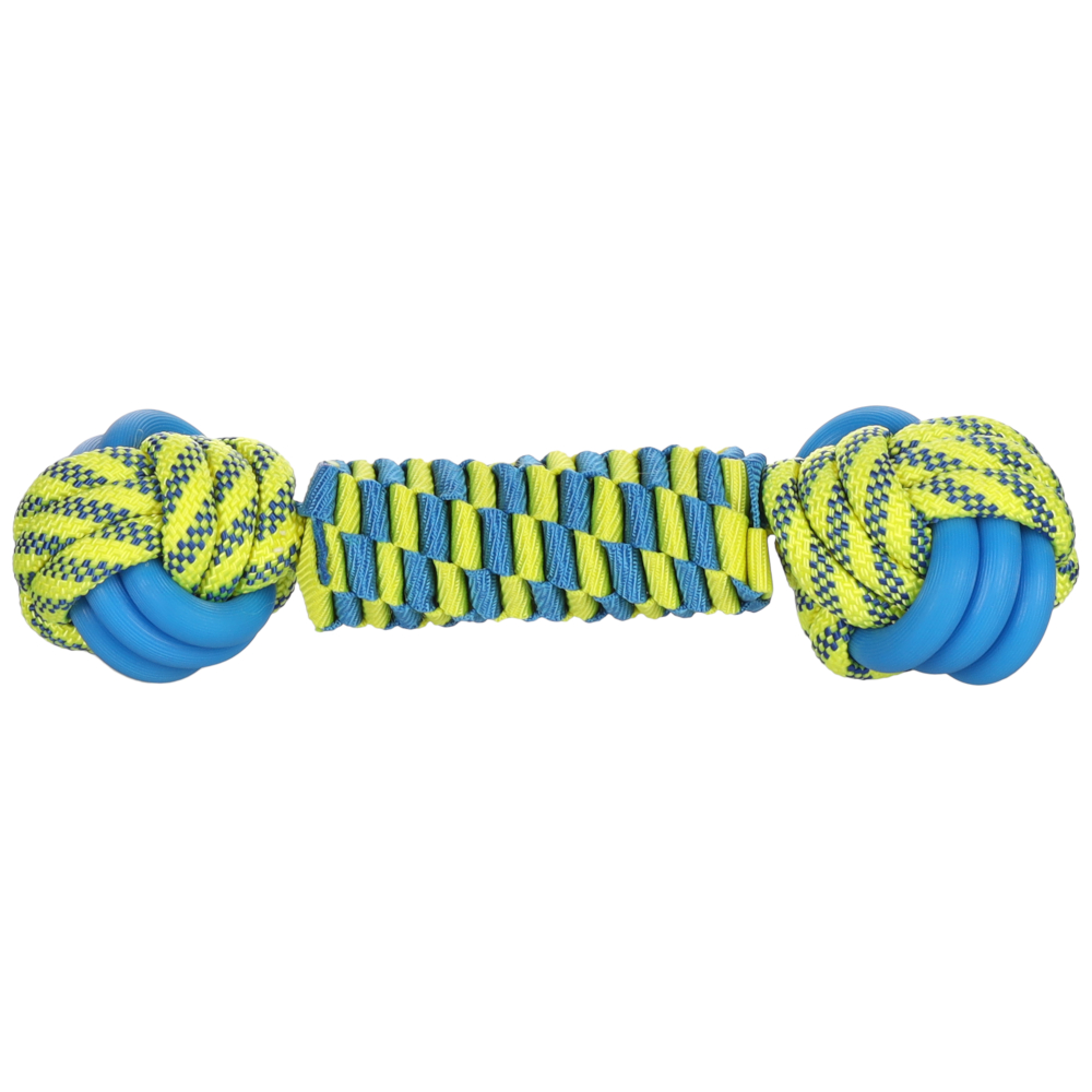 Flamingo Hundespielzeug Tofla Knotenball und Schnur - Ø 7,3 x L 28 cm Flamingo Hundespielzeug Tofla Knotenball und Schnur - Ø 7,3 x L 28 cm von FLAMINGO
