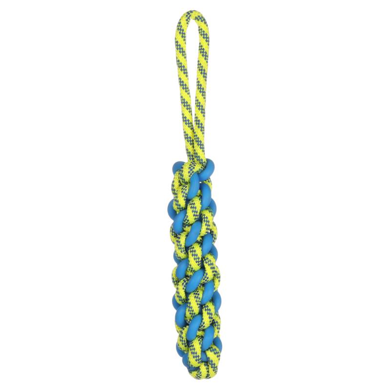Flamingo Hundespielzeug Tofla Zerrseil mit Schlaufe - Größe S: L 38 x B 5 x H 5 cm von FLAMINGO