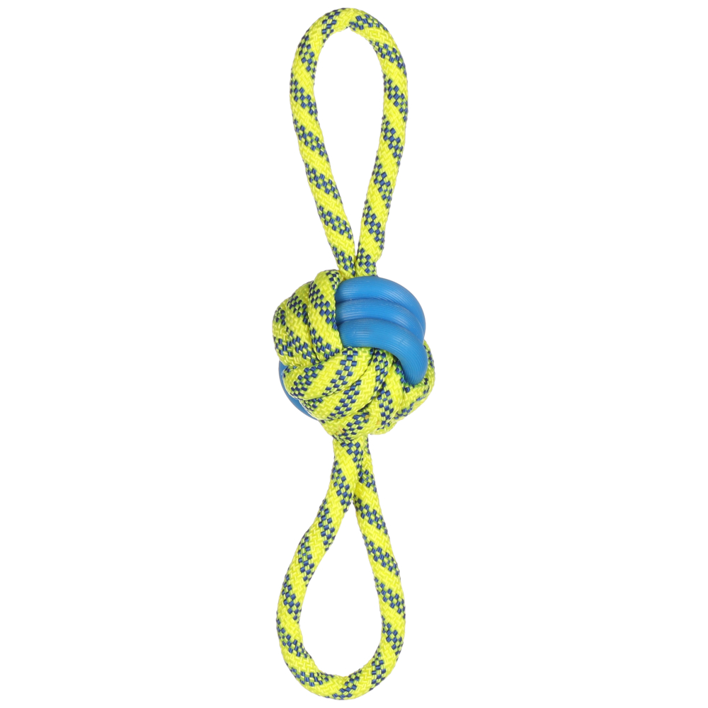Flamingo Hundespielzeug Tofla Zerrseil mit Seilball - Ø 7 x L 30 cm Flamingo Hundespielzeug Tofla Zerrseil mit Seilball - Ø 7 x L 30 cm von FLAMINGO