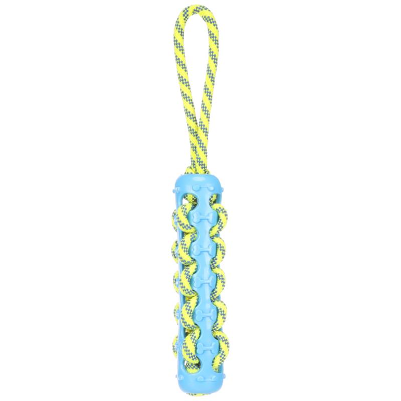 Flamingo Hundespielzeug Tofla Zerrseil und Stick - Ø 5 x L 40 cm von FLAMINGO