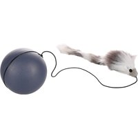 Flamingo Katzenspielzeug Ball mit Maus - ca. Ø 8 x L 70 cm von FLAMINGO