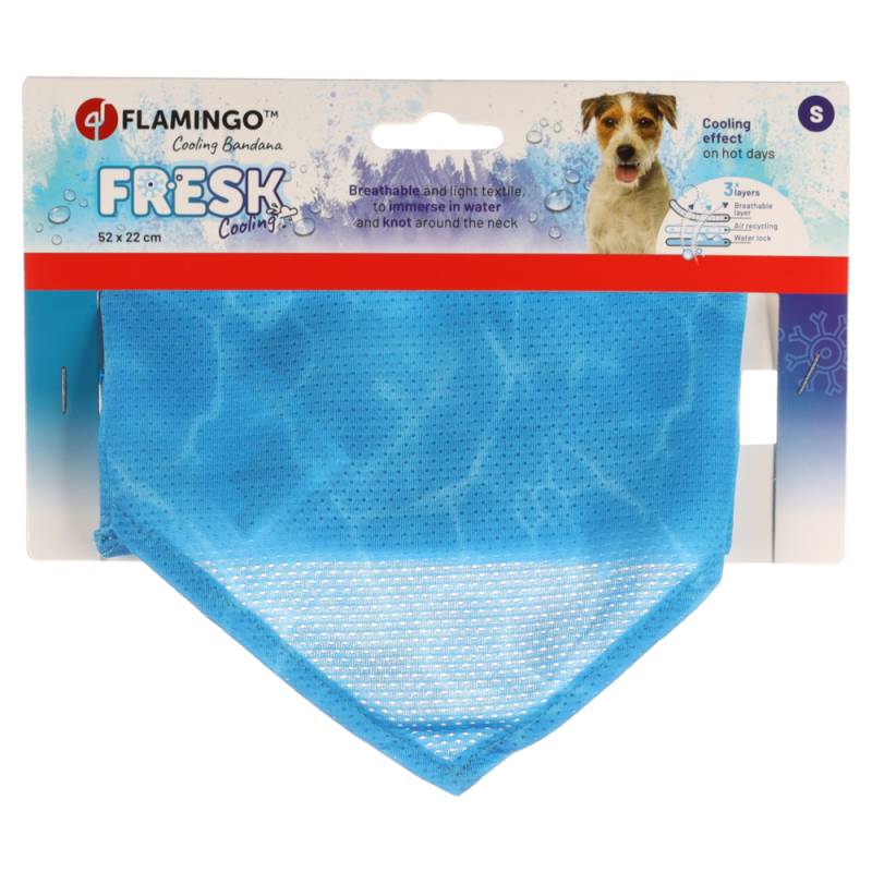 Flamingo Kühlendes Bandana Fresk Inou, blau - Größe S: L 52 x B 22 cm von FLAMINGO