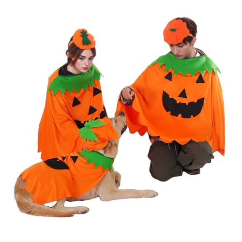 FLAdorepet Passende Hunde- und Besitzer-Kleidung mit Hut, Familienpaar, passende Outfits mit Hund, Halloween-Katzen-Kürbis-Kostüm für Haustier/Frauen/mich, Haustier und Besitzer. Passende Outfits sind FLAdorepet Passende Hunde- und Besitzer-Kleidung mit Hut, Familienpaar, passende Outfits mit Hund, Halloween-Katzen-Kürbis-Kostüm für Haustier/Frauen/mich, Haustier und Besitzer. Passende Outfits sind von FLAdorepet