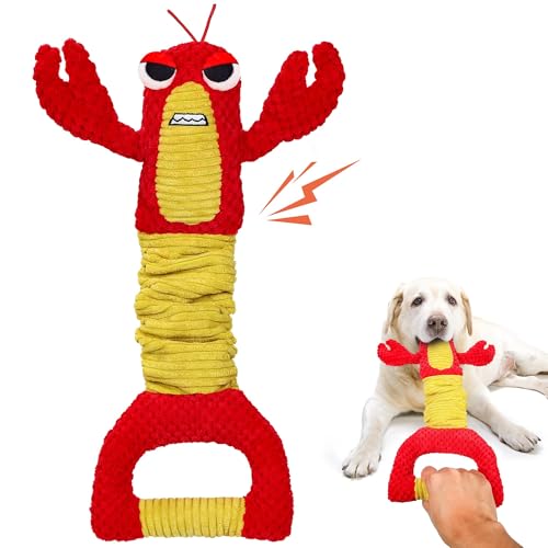 FLERDMAU Hundespielzeug für große Rassen, Hundespielzeug für Hunde, die gerne kauen, Tauziehen-Spiel, Plüschspielzeug für Welpen, kleine Hunde, mittelgroße Hunde und große Hundes (Dunkelrot) FLERDMAU Hundespielzeug für große Rassen, Hundespielzeug für Hunde, die gerne kauen, Tauziehen-Spiel, Plüschspielzeug für Welpen, kleine Hunde, mittelgroße Hunde und große Hundes (Dunkelrot) von FLERDMAU