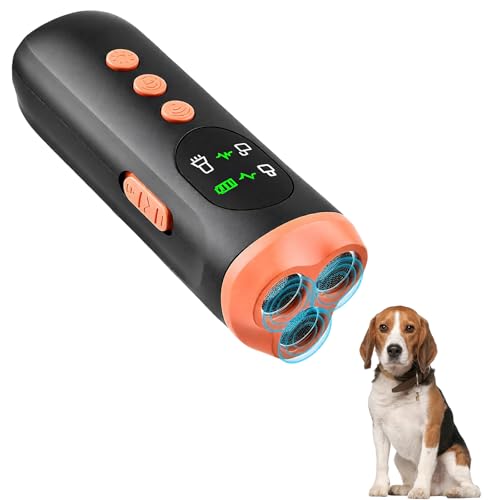 FLITI Anti-Bell-Hunde Ultraschall, leistungsstark, 3 Modi, Anti-Bell-Gerät, tragbar, 33 Füße, mit Stroboskop-Taschenlampe, für kleine und große Hunde FLITI Anti-Bell-Hunde Ultraschall, leistungsstark, 3 Modi, Anti-Bell-Gerät, tragbar, 33 Füße, mit Stroboskop-Taschenlampe, für kleine und große Hunde von FLITI