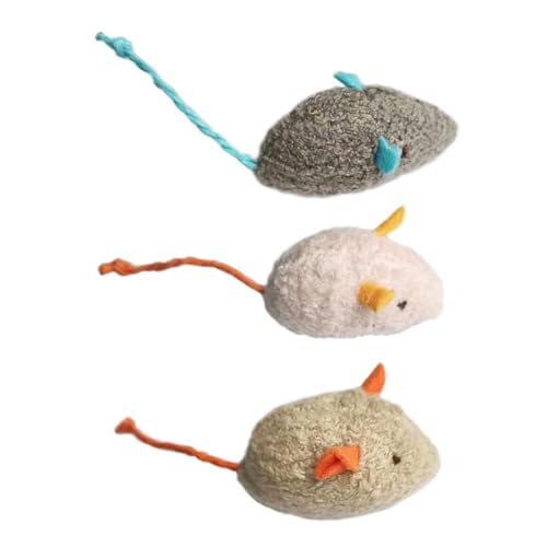 FLKWOP 1 x Plüsch-Maus-Kauspielzeug für Haustiere, Katzenminze, Mäuse, interaktives Zubehör, Spielzeug, Spielen, D6P1, Training, Kratzen FLKWOP 1 x Plüsch-Maus-Kauspielzeug für Haustiere, Katzenminze, Mäuse, interaktives Zubehör, Spielzeug, Spielen, D6P1, Training, Kratzen von FLKWOP