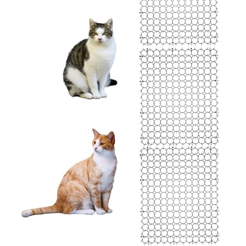 Katzenschreck Abwehrmatten Set - 10 Stück - 40 x 33 cm - Repellent für Katzen - Kletterstreifen Katzen - Katzenschreck - Katzenschreck von FLOKOO