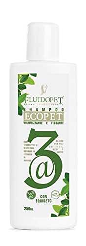 FluidoPet Shampoo EcoPet @ 3 volumengebend für Peli Locken, rauh und Typ Spitz-250 ml. FluidoPet Shampoo EcoPet @ 3 volumengebend für Peli Locken, rauh und Typ Spitz-250 ml. von FLUIDOPET