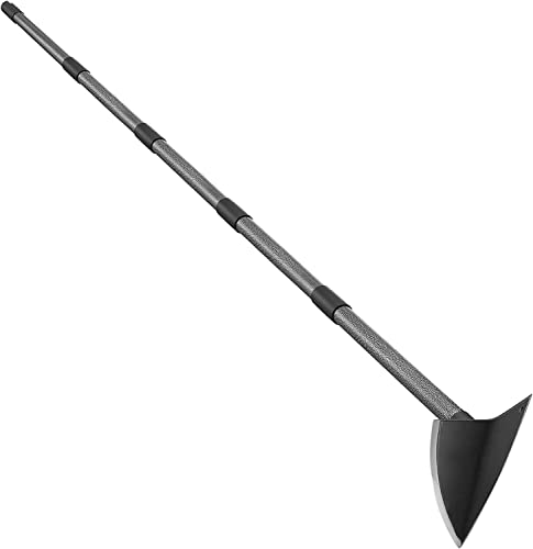 Gartenhacke, 182cm Hacke Gartenwerkzeug Dreieck Gartenhacke mit scharfer Klinge zum Graben, Unkrautjäten, Schneiden und Verlieren von Erde - Metallgriff mit einstellbarer Länge Gartenhacke, 182cm Hacke Gartenwerkzeug Dreieck Gartenhacke mit scharfer Klinge zum Graben, Unkrautjäten, Schneiden und Verlieren von Erde - Metallgriff mit einstellbarer Länge von FLY HAWK