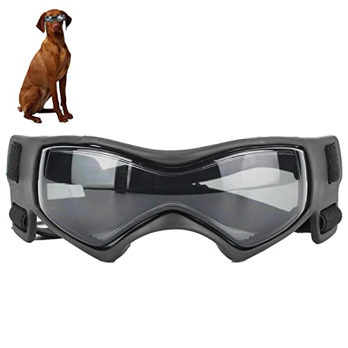 Brille für Hunde, verstellbare Hundebrille für große Hunde, Haustierbrille zur Verhinderung von Sonne, Wind, Sand, weit verbreitet für kleine bis große Hunde für Partys, Weihnachten, Neujahr Lear-au von FOCCAR