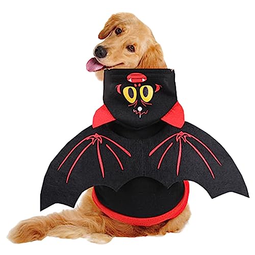 Fledermausflügel-Kostüm für Haustiere, Hunde-Fledermaus, Halloween-Kostüm, Flügel für Haustiere, weiche Fledermausflügel, Halloween-Outfits für Cosplay, Halloween-Haustier-Fledermaus-Kostüm für Katze, von FOCCAR