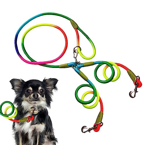 Hund - Hundetraining | Tragbare Dual Hundeleine Leinen, Hund Walking Trainingsleine für Spaziergänge Joggen Wandern Camping Training Foccar von FOCCAR