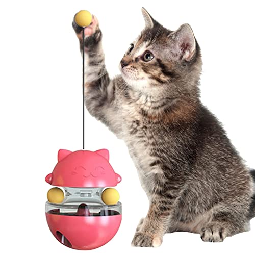 Interaktives Kätzchenspielzeug | Katzenspielzeug für Leckerli-Spender, Katzenzubehör für mittelgroße und große Katzen, zum Selbstspielen, für Zuhause, Büro, Schlafzimmer, Wohnzimmer, Balkon, Garten von FOCCAR